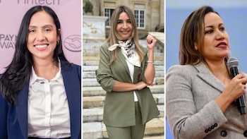 Las senadoras Claudia Margarita Zuleta, Nadia Blel Scaff y Carolina Corcho (de izquierda a derecha) - crédito @claudiamzuleta - @nadiablel/Instagram - Colprensa