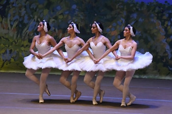 Presentación de El lago de los cisnes en Ciudad de Guatemala