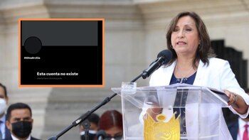 Dina Boluarte desactiva su cuenta