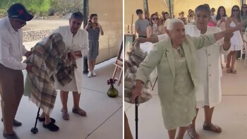 La celebración de una abuelita