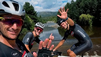 Las imágenes de la travesía