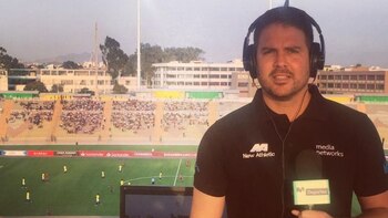 Roberto Drago durante una de