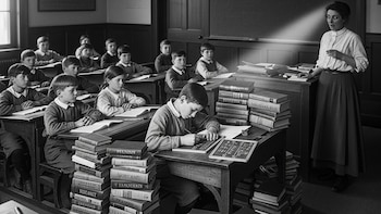 Al año y medio leía,