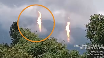 Fuga y llamarada de gas