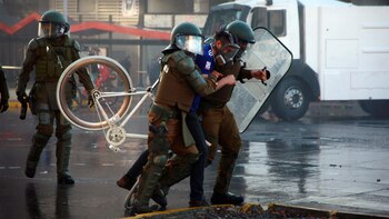 La policía chilena se prepara