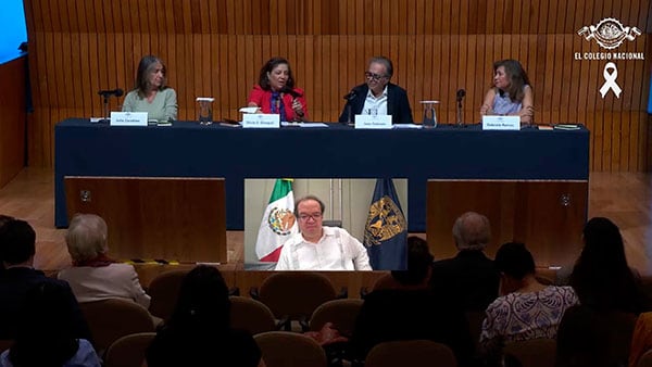 Rector Leonardo Lomelí participó en el conversatorio de manera remota (UNAM)