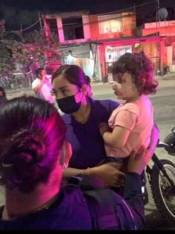 Una agente de la Geavig