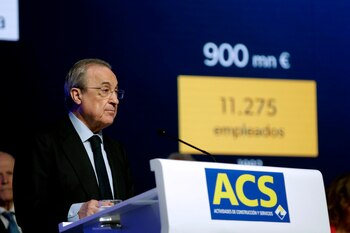 El presidente de ACS, Florentino