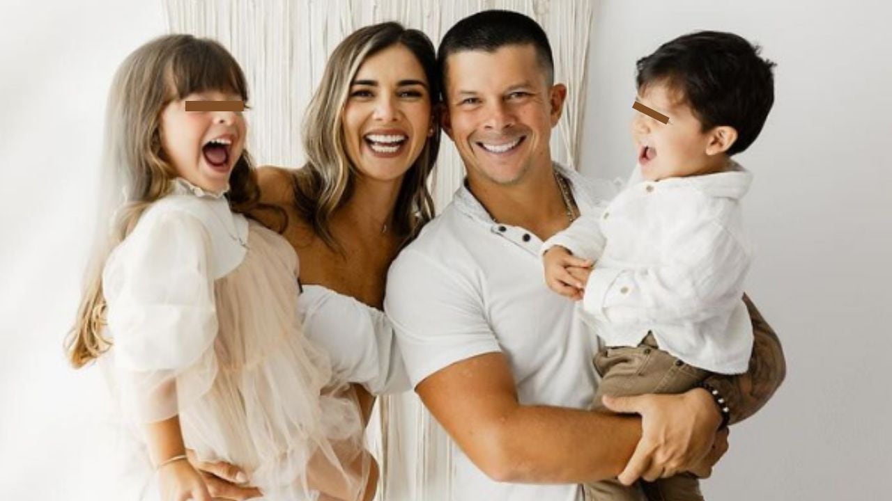 Korina Rivadeneira y Mario Hart comparten tierna sesión de fotos.