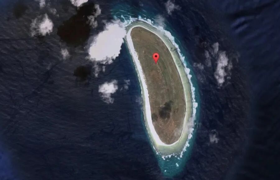 La isla Howland no tiene habitantes (Foto: Google Maps)