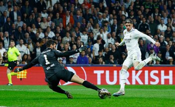 Federico Valverde no pudo con
