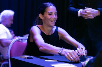 Juana Viale si divirtió participando