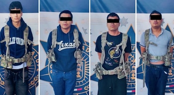 Los sujetos capturados en Guadalupe
