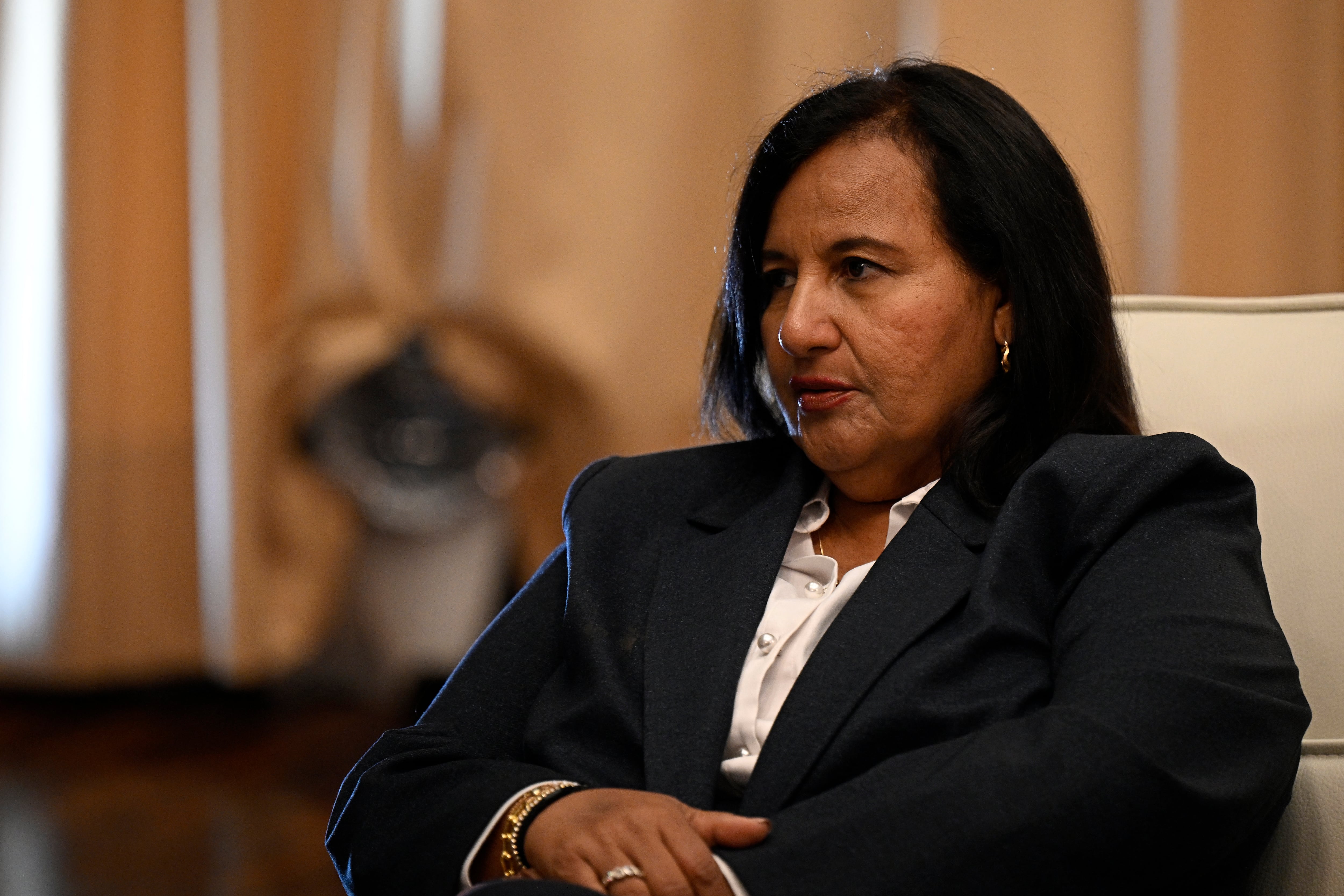 Dinorah Figuera, presidenta del Parlamento elegido en 2015, órgano que Washington sigue considerando como la última institución venezolana surgida de elecciones democráticas