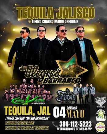 Póster del evento en Tequila.