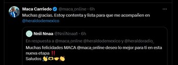 Maca no se pronunció sobre