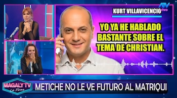 “Que se porte bien”: ‘Metiche’ exige a Christian Domínguez demostrar cambio tras boda civil. Captura: Magaly TV La Firme.