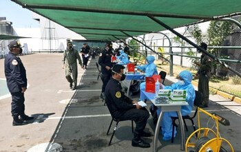 25/04/2020 Pruebas de coronavirus a policías en Perú
POLITICA SUDAMÉRICA PERÚ
MINISTERIO DEL INTERIOR DE PERÚ