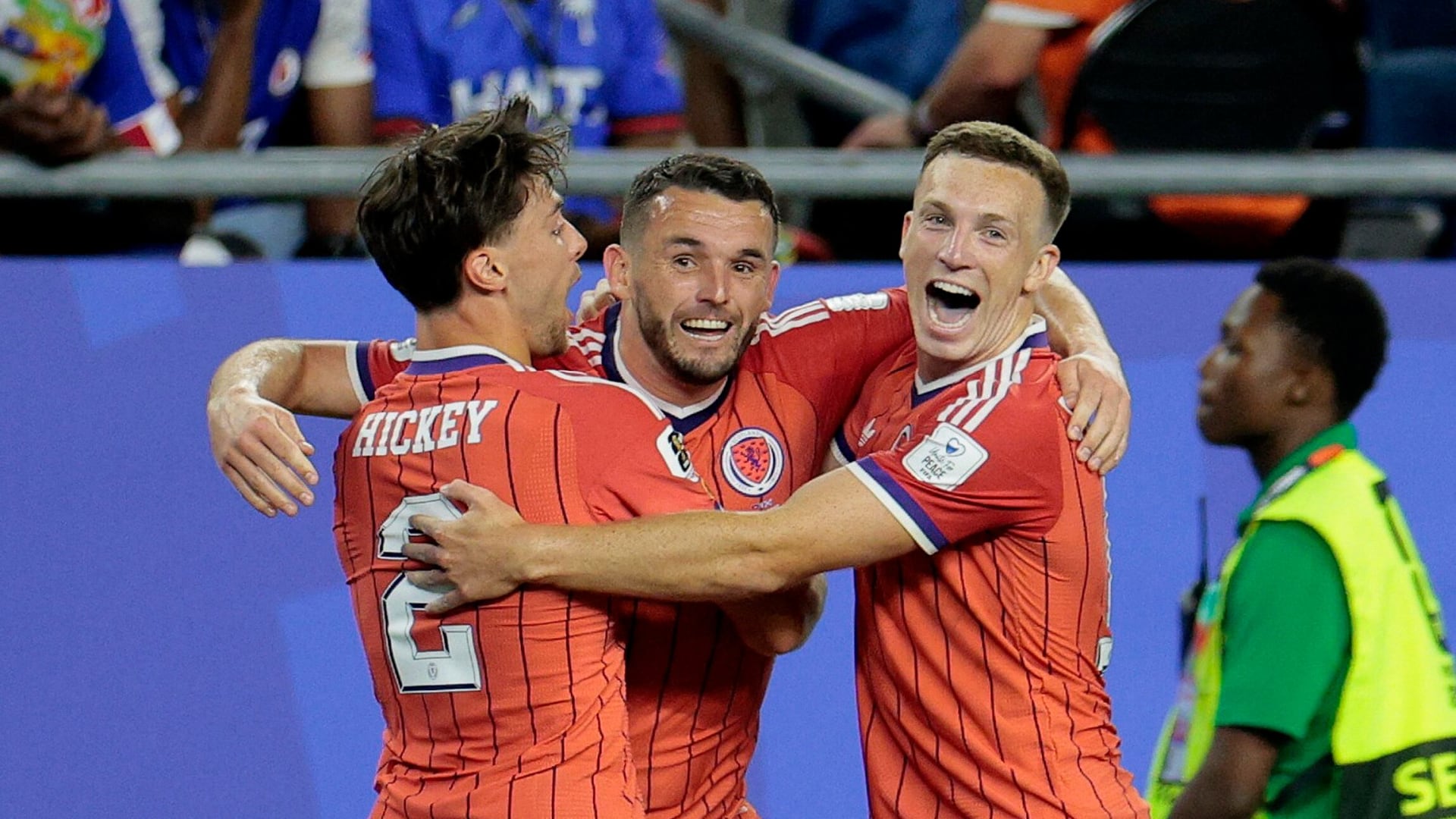 Celebración de John McGinn tras marcar el 1-0 de Escocia ante Haití por el Mundial 2026 - Crédito: Reuters.