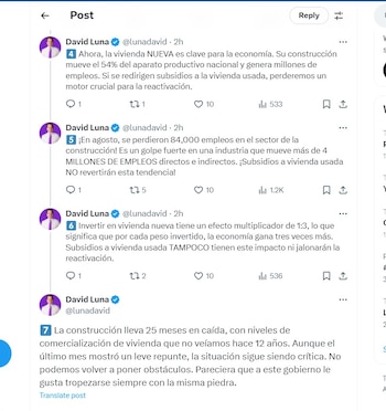 David Luna dice que el