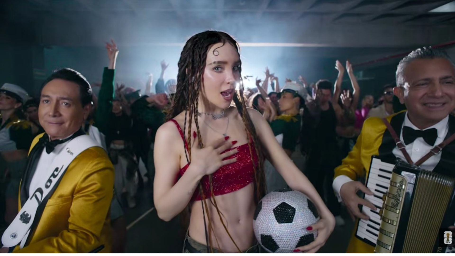 Belinda, Los Ángeles Azules, Maná y Aljandro Fernández son algunos de los artistas que darán inicio al Mundial 2026 en la ceremonia inaugural. (Captura de pantalla)