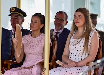 La reina Letizia y la infanta Sofía deslumbran en el gran día de la princesa Leonor (Europa Press)