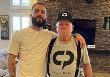 El rostro de Caleb Plant