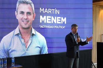 Martín Menem es el vicepresidente de La Libertad Avanza a nivel nacional