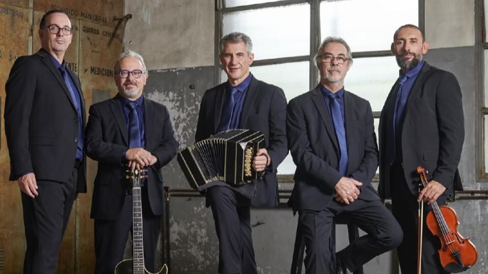 El Quinteto Astor Piazzolla, dos veces ganador del Latin Grammy, se presentará en el Teatro Colón de Bogotá durante tres noches, en mayo - crédito @quintetoastorpiazzolla/Instagram