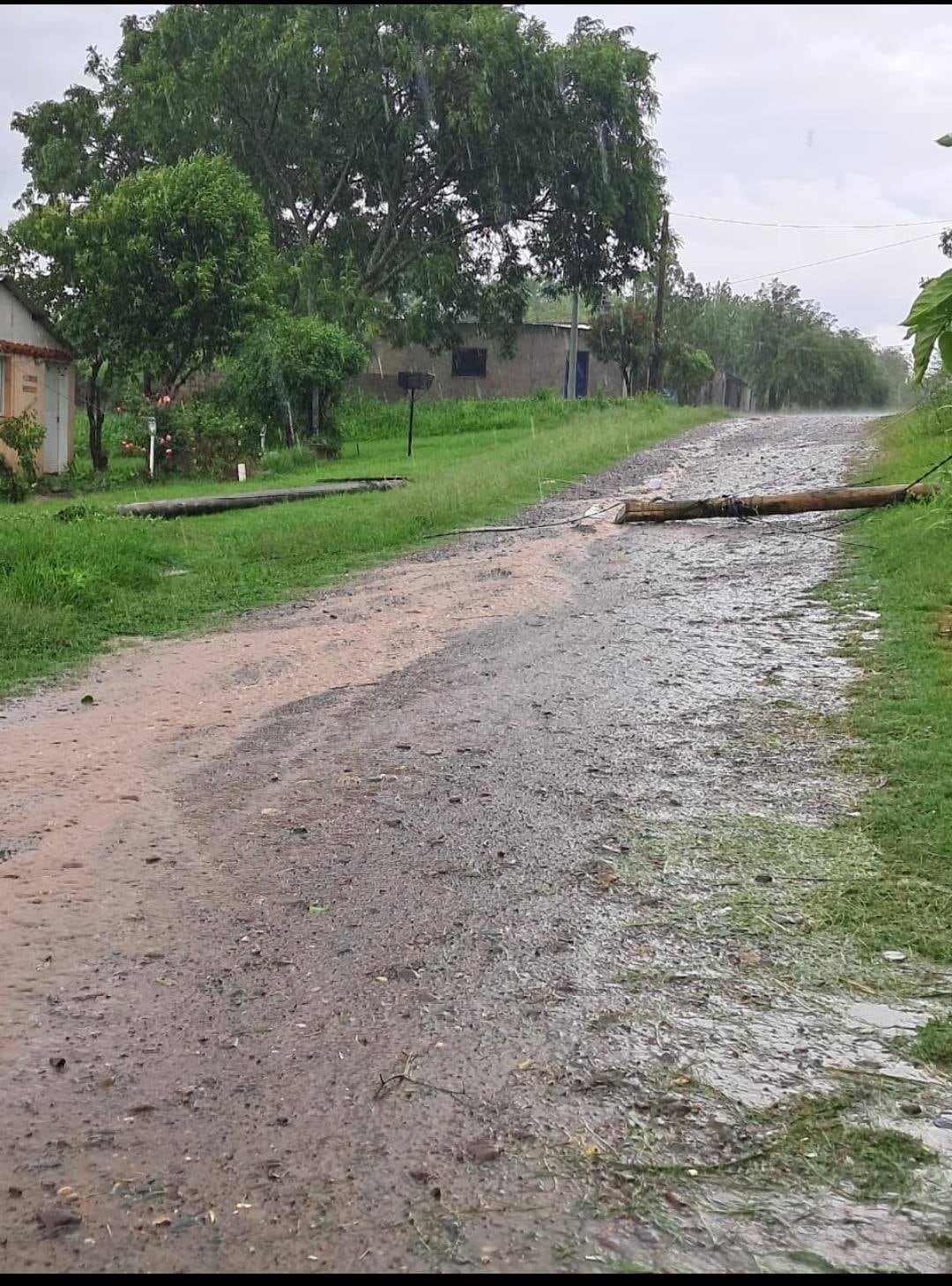 Cayeron más de 90 milímetros en menos de una hora (Municipalidad de Rosario de Lerma)