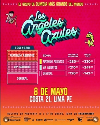 Precios de entradas para el