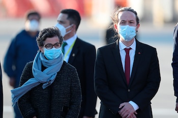 Pablo Iglesias (d), vicepresidente segundo