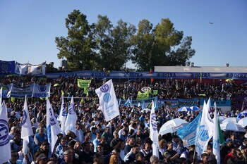 Los sindicatos movilizaron unas 20.000