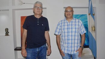 Gustavo Barrera (PJ) y Esteban