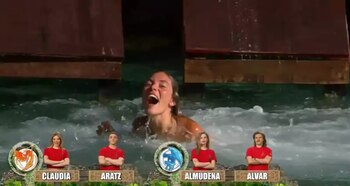 Claudia en 'Supervivientes' (MEDIASET ESPAÑA).