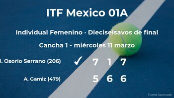 La tenista María Camila Osorio