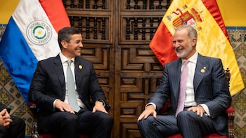 Santiago Peña se reunió con Felipe VI para abordar los desafíos globales y la cooperación de cara a la Cumbre Iberoamericana