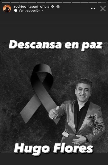 Rodrigo Tapari se mostró conmovido