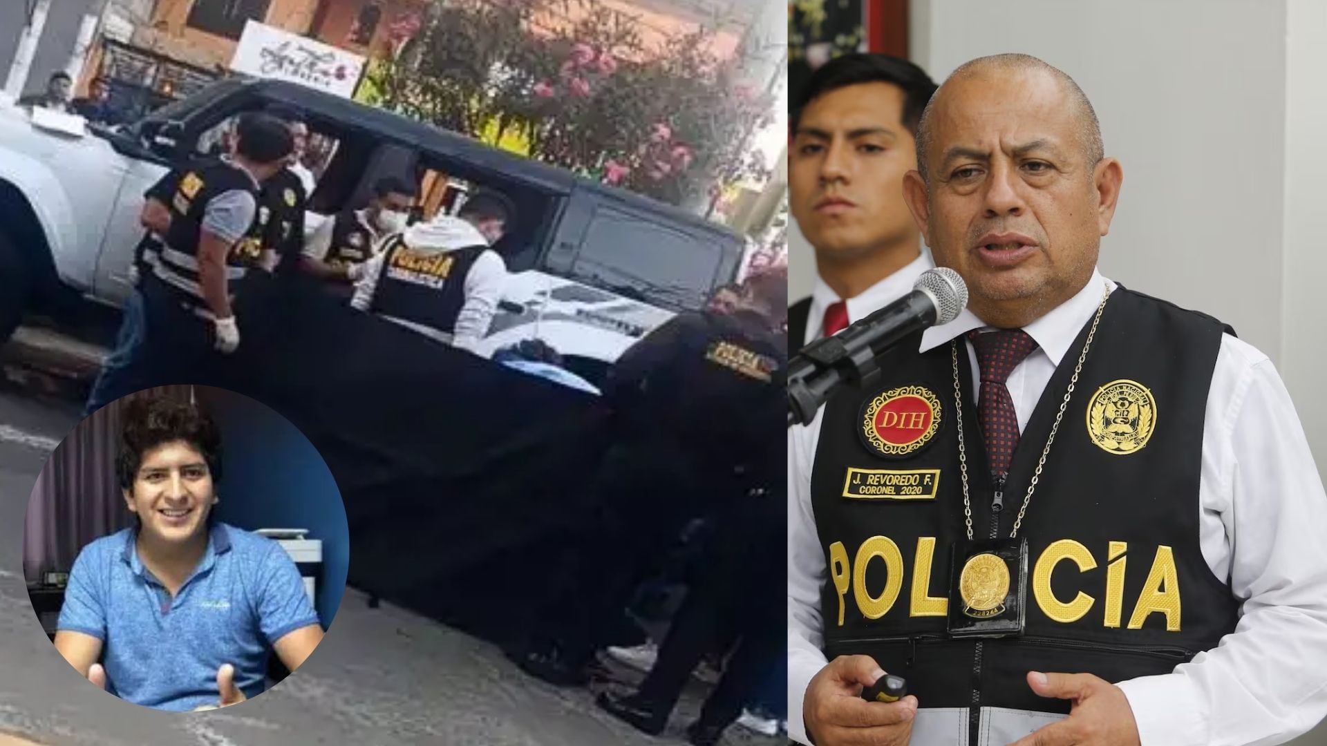 El coronel de la policía Víctor Revoredo ofrece un balance sobre las operaciones contra la banda criminal Los Pulpos y los secuestros perpetrados en el país. (Infobae)