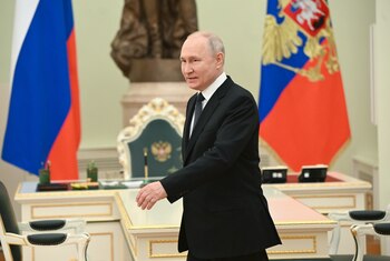 Vladímir Putin sería uno de los beneficiados con el conflicto armado. EFE/EPA/Sergey Guneev/SPUTNIK/KREMLIN POOL MANDATORY CREDIT