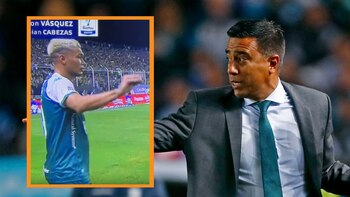 El agarrón de Teófilo Gutiérrez