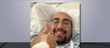 El hospital Northwell Staten Island University Hospital mantuvo a Thomas Fahmy en observación para controlar posibles daños musculares tras el impacto del rayo (Captira NBC New York)