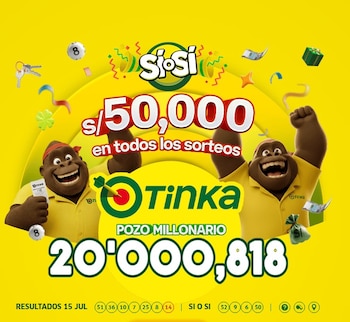 La Tinka: conoce los resultados oficiales del sorteo de este miércoles 15 de julio de 2026. Captura: América TV.