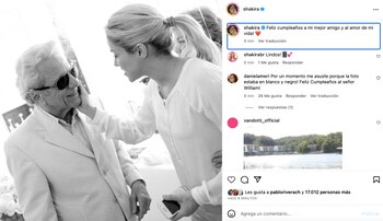 Shakira dedicó emotivo mensaje de