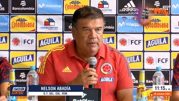 Nelson Abadia entrenador de la selección Colombia