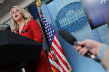 Karoline Leavitt, vocera de la