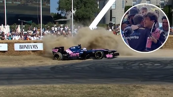 Show de Colapinto en el Festival de la Velocidad de Goodwood: de la frase sobre su futuro a encender la previa de Argentina-Inglaterra