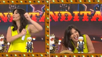 Edith Hermida fue filmada mientras