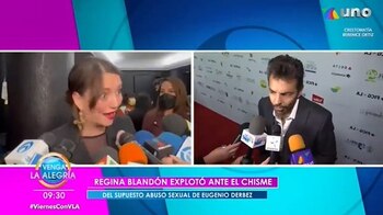 Regina Blandón también se dijo