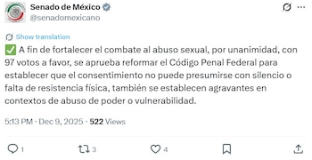 El Senado dio un paso